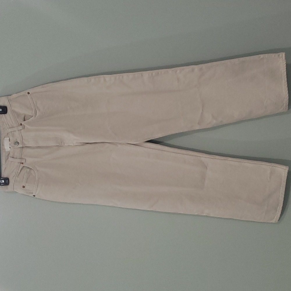 NEW H&M high waisted denim trousers